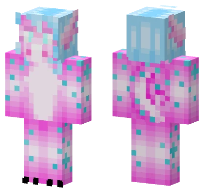 Luna The Shark Minecraft skin