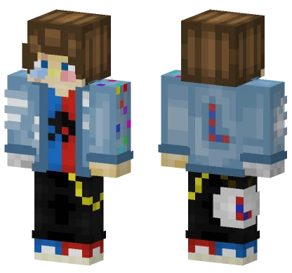 Lushyy Human Casual Jacket Minecraft skin