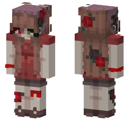 Lys Bound Life Red Minecraft skin
