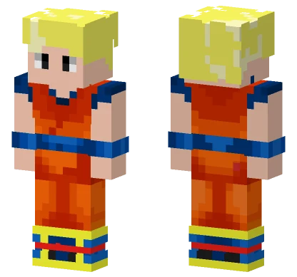 Mad Goku Minecraft skin