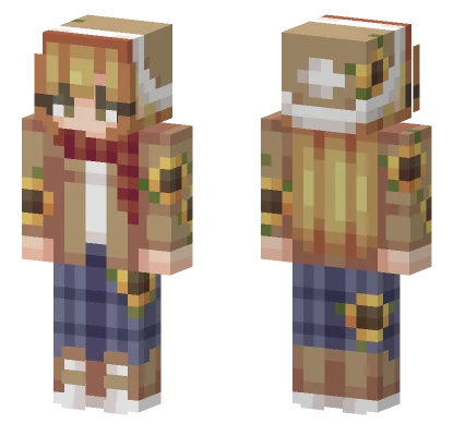 Madeline in Fall Minecraft skin