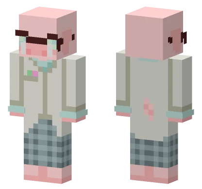 Madsciencesby Lab Coat Minecraft skin
