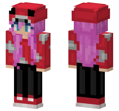 Magenta Mushroom Hoodie Minecraft skin