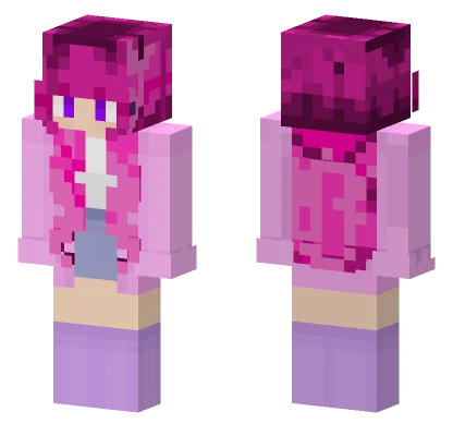 Magenta Zoey Minecraft skin