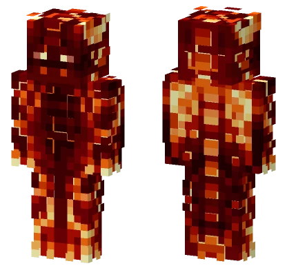 Magma Dragon Minecraft skin