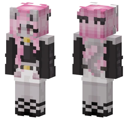 Magnolia Rose Crop Top Minecraft skin