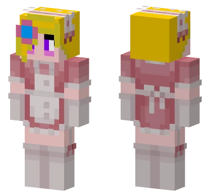 Maid Chica Minecraft skin