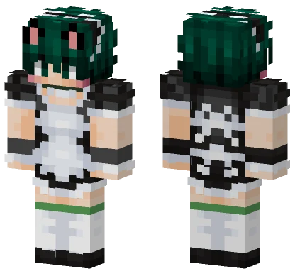 Maid Deku Minecraft skin