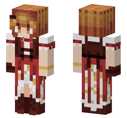 Maid Uniform Girl Minecraft skin