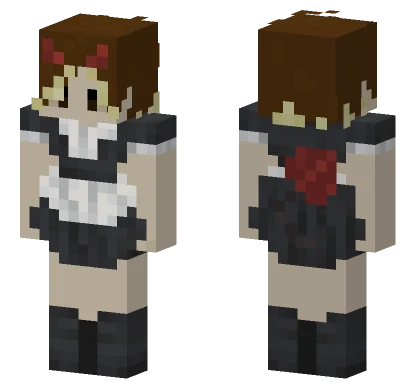 Maid Void Minecraft skin