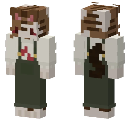 Maine Coon In Overalls Minecraft skin