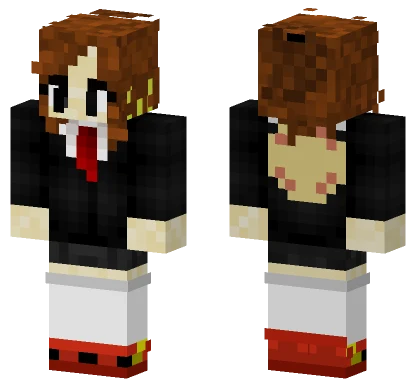 Majosaurio School Uniform Minecraft skin