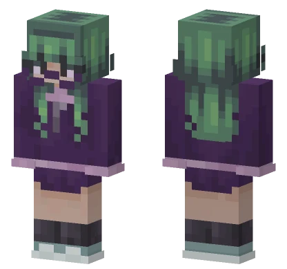 Maki Zenin Training Minecraft skin