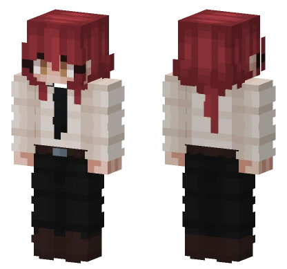 Makima Girl Minecraft skin