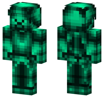 Malachite Steve Minecraft skin