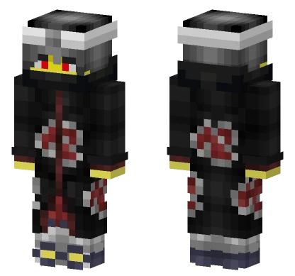 Male Akatsuki Uniform Minecraft skin