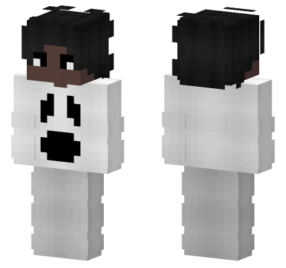 Male Ghost Sweater Minecraft skin
