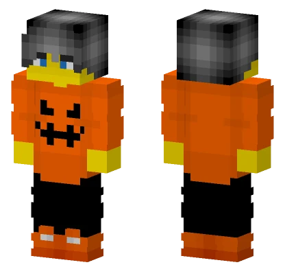 Male Halloween Candy Corn Minecraft skin