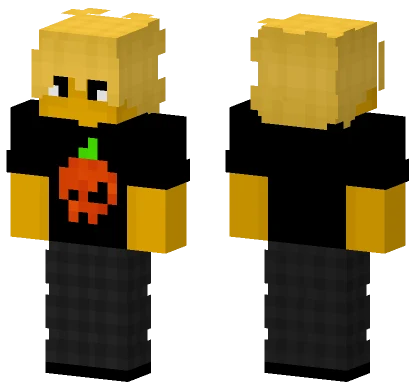 Male Halloween Pajamas Minecraft skin
