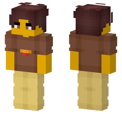 Male Happy Thanksgiving Minecraft skin