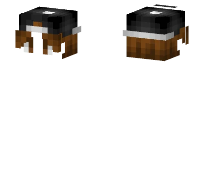 Male HB Black Hat Brown Minecraft skin