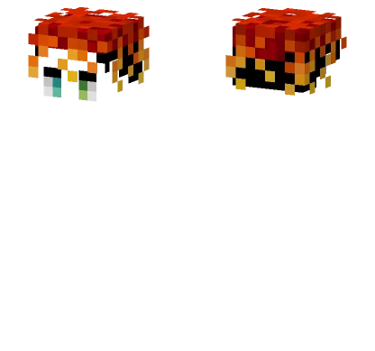 Male HB Flamin Dreads V2 Minecraft skin