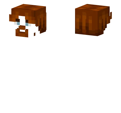 Male HB Ginger Brown Hair Minecraft skin