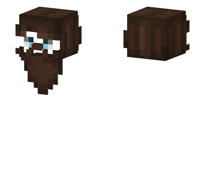 Male HB Long Brown Beard Minecraft skin