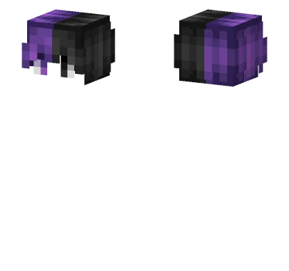 Male HB Midnight Black Purple Minecraft skin