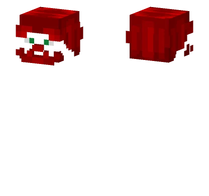 Male HB Red Facial Beard Minecraft skin