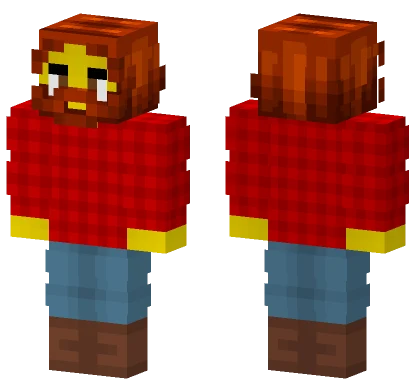 Male Lumberjack Minecraft skin