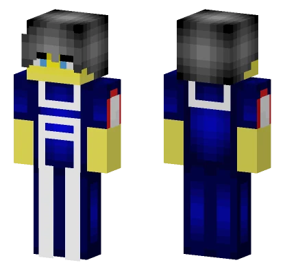 Male MHA Uniform Minecraft skin