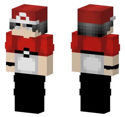 Male Pokemon Trainer Minecraft skin