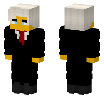 Male Presidential Suit Minecraft skin