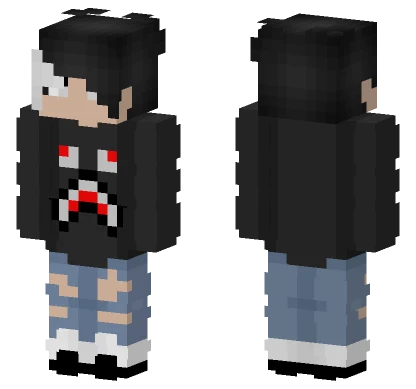 Male Punk Bape Minecraft skin