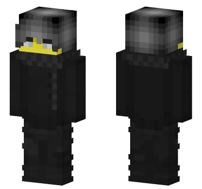 Male Scarf Dark Outfit Minecraft skin