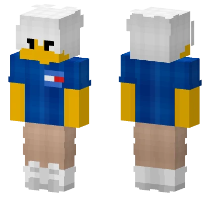 Male Tommy Hilfiger Minecraft skin