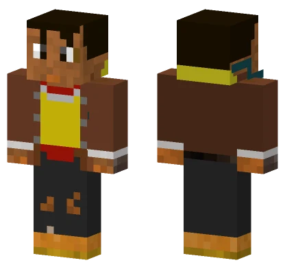 Malik Casual Outfit Minecraft skin
