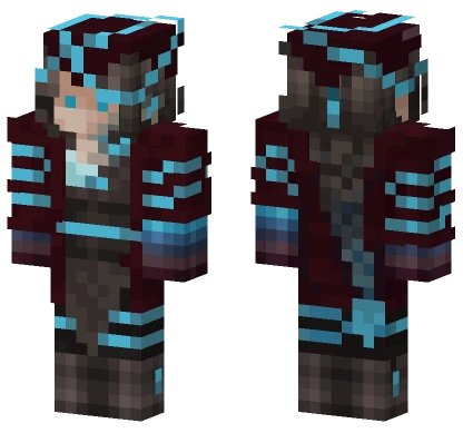 Mallacht Blue Tech Minecraft skin
