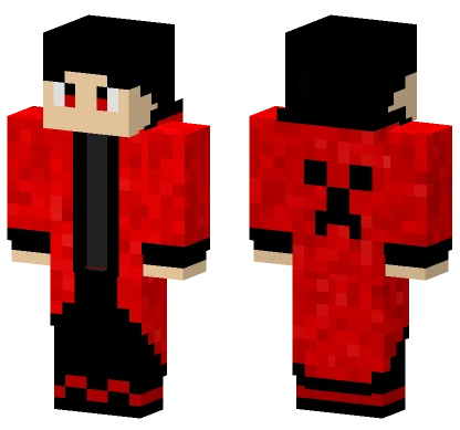 Man In Red Cloak Minecraft skin