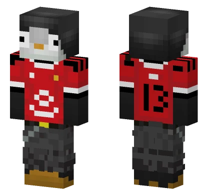 Man U Penguin Minecraft skin