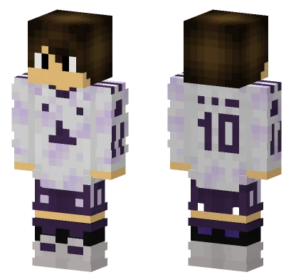 Manchester United 25 26 Away Minecraft skin
