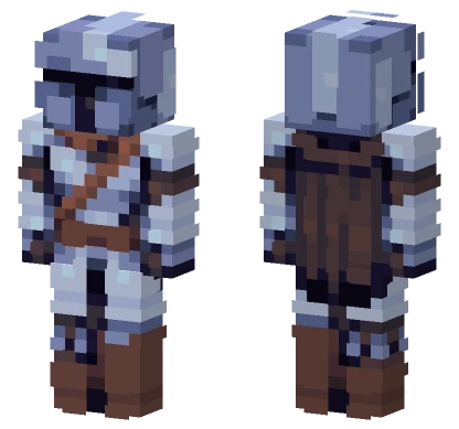 Mandalorian Bounty Hunter Minecraft skin