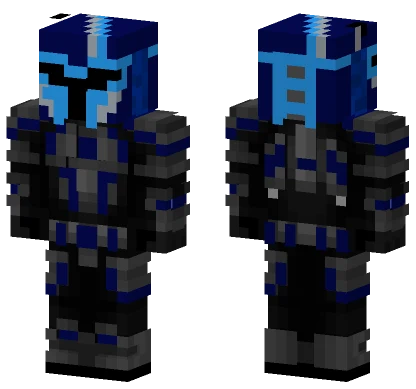 Mandalorian Female Updated Minecraft skin