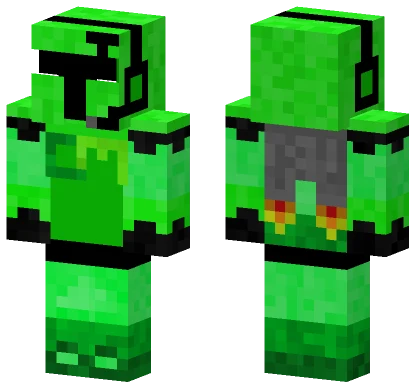 Mandalorian Green Suit Minecraft skin