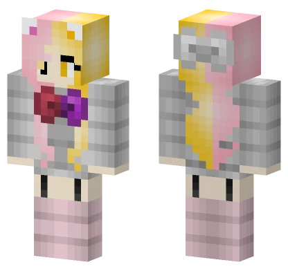 Mangle Lolbit Girl Fusion Minecraft skin