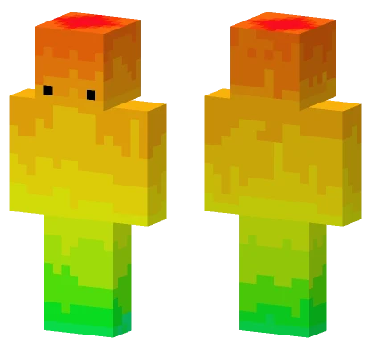 Mango Gradient Outfit Minecraft skin