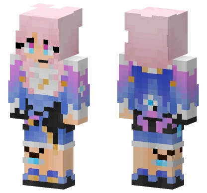 March 7th Honkai Star Rail Minecraft skin