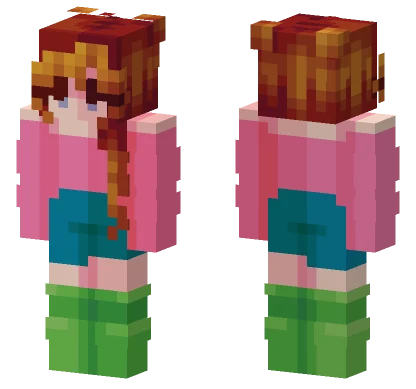 March Girl Minecraft skin