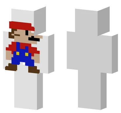 Mario Minecraft skin